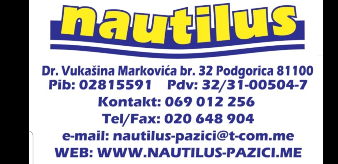 NAUTILUS PAŽIĆI Danilovgrad, Crna Gora ODMARAJ ME VAS TURISTICKI